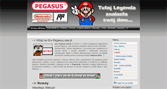 Desktop Screenshot of gry-pegasus.xaa.pl
