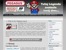 Tablet Screenshot of gry-pegasus.xaa.pl